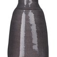 thumbnail image 3 of Round Ceramic Vase with Banded Bottom and Narrow Mouth,Large,Set of 2, Gray, 3 of 5