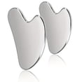 thumbnail image 2 of Stainless Steel Gua Sha Facial Tool, Metal Gua Sha Massage Tool For Face And Body, Lymphatic Drainage, Facial Tension, Durable Stainless Steel Gua Sha Tool With Box - Mother's Day Gift, 2 of 5