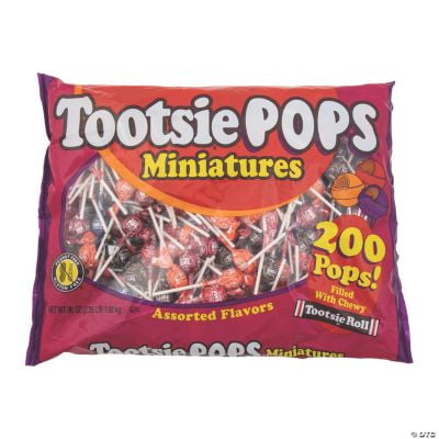 Tootsie Roll® Pops® Mini Candy, 200 Pieces, Halloween, Easter, Christmas Candy