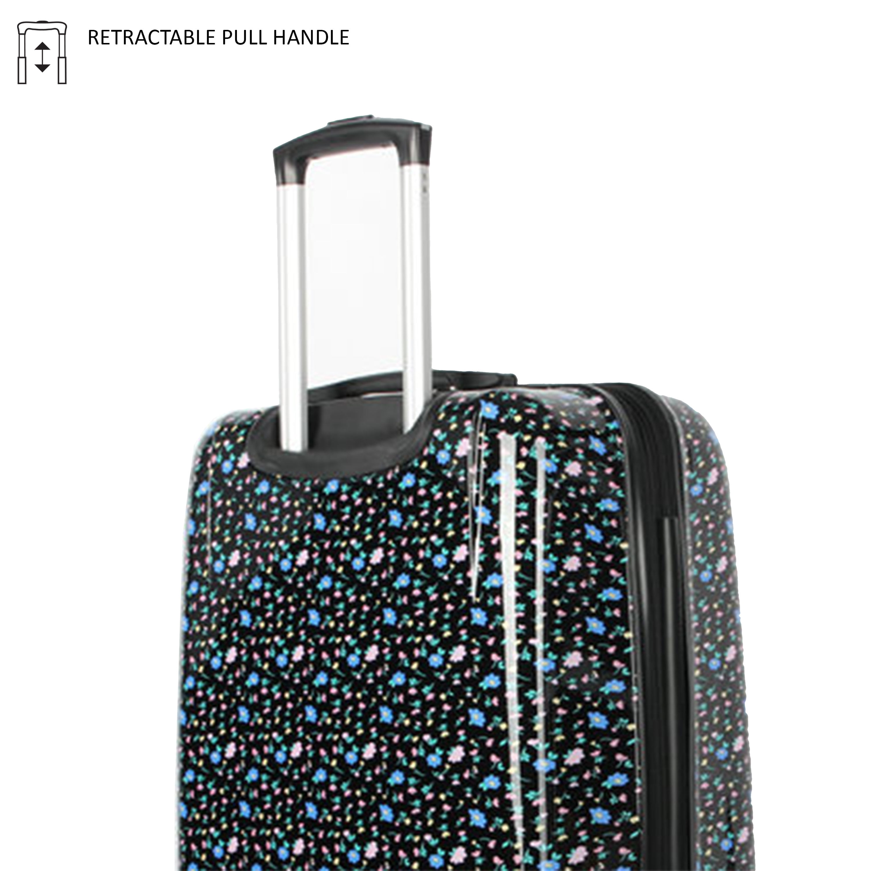 MADDEN NYC, Main Character Hard Side 28" Expandable Checked Luggage, Floral Print