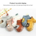 thumbnail image 5 of Inevnen 1/6 Pairs Baby Non Slip Grip Cotton Animal Ankle Socks with Non Skid Soles for Newborn Toddler Boy Girl, 5 of 6