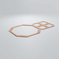 thumbnail image 4 of Ekena Millwork 39 1/4"W x 23 7/8"H x 1/4"T Large Johnston Decorative Fretwork Wood Wall Panels, Cherry, 4 of 18