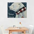 thumbnail image 2 of Orinice Snow Dream Fine Art Aesthetic Poster & Print Wall Painting for Classroom Kitchen Office Farmhouse Bathroom Room Decor Canvas Wall Art Living Room Bedroom Home Office Wall Decor 16x12in, 2 of 6
