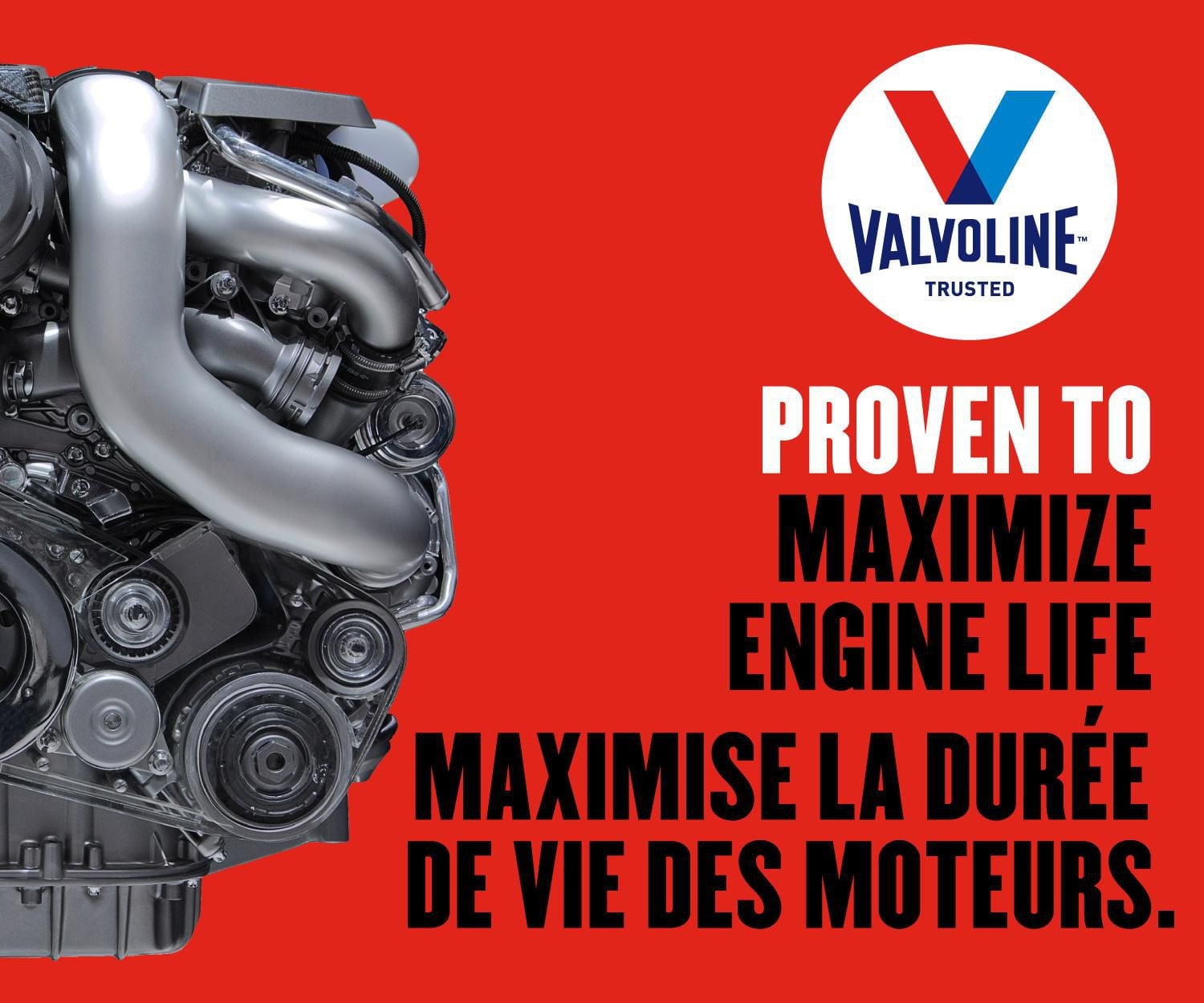Huile à moteur kilomètrage élevé mélange synthétique 5W20 MaxLife® de Valvoline®, 946 ml
