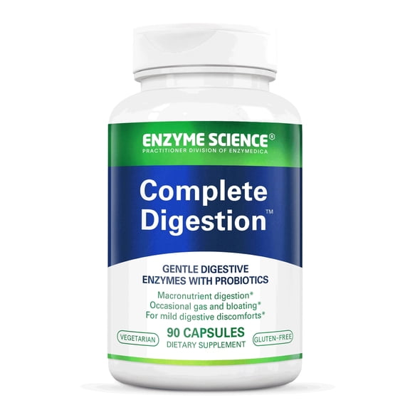 Complete Digestion, 90 Capsules, Enzyme Science