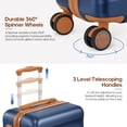 thumbnail image 6 of UKEIN Carry On Luggage 20 Inch Hardside Suitcase with YKK Zippers TSA Lock and Spinner Wheels Luggage Sets with Travel Backpack 3 Packing Cubes for Men Women, 6 of 8