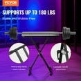 thumbnail image 2 of VEVOR Table de DJ Portable avec Support de Clavier à Double Face, Hauteur Réglable, 2 of 9