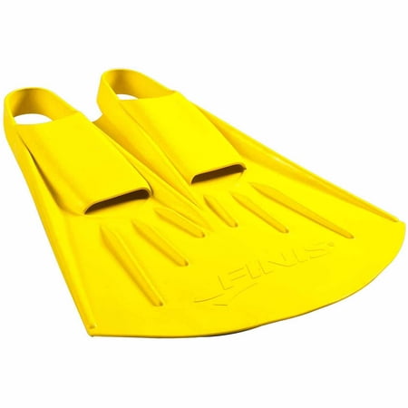 FINIS Foil Monofin - Rubber Swimming Fin for Men and Women - High-Quality Swim Flipper to Strengthen Legs and Core - Adult Swim Fin for Swimming and Pool Accessories - Extra Large Yellow