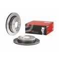thumbnail image 1 of Fits 2005-2007 Land Rover LR3 Brembo Brake Rotor 09887431C02 Vented; One Piece Design; Wheel Bolt Pattern 5 x 120 Millimeter; 210.1 Millimeter Hat Inside Diameter; 79 Millimeter Hub Diameter, 1 of 2