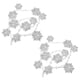 thumbnail image 2 of 2pcs Xmas Decorative Snowflakes String Xmas Snowflake Xmas Tree Pendants Home Decor, 2 of 2
