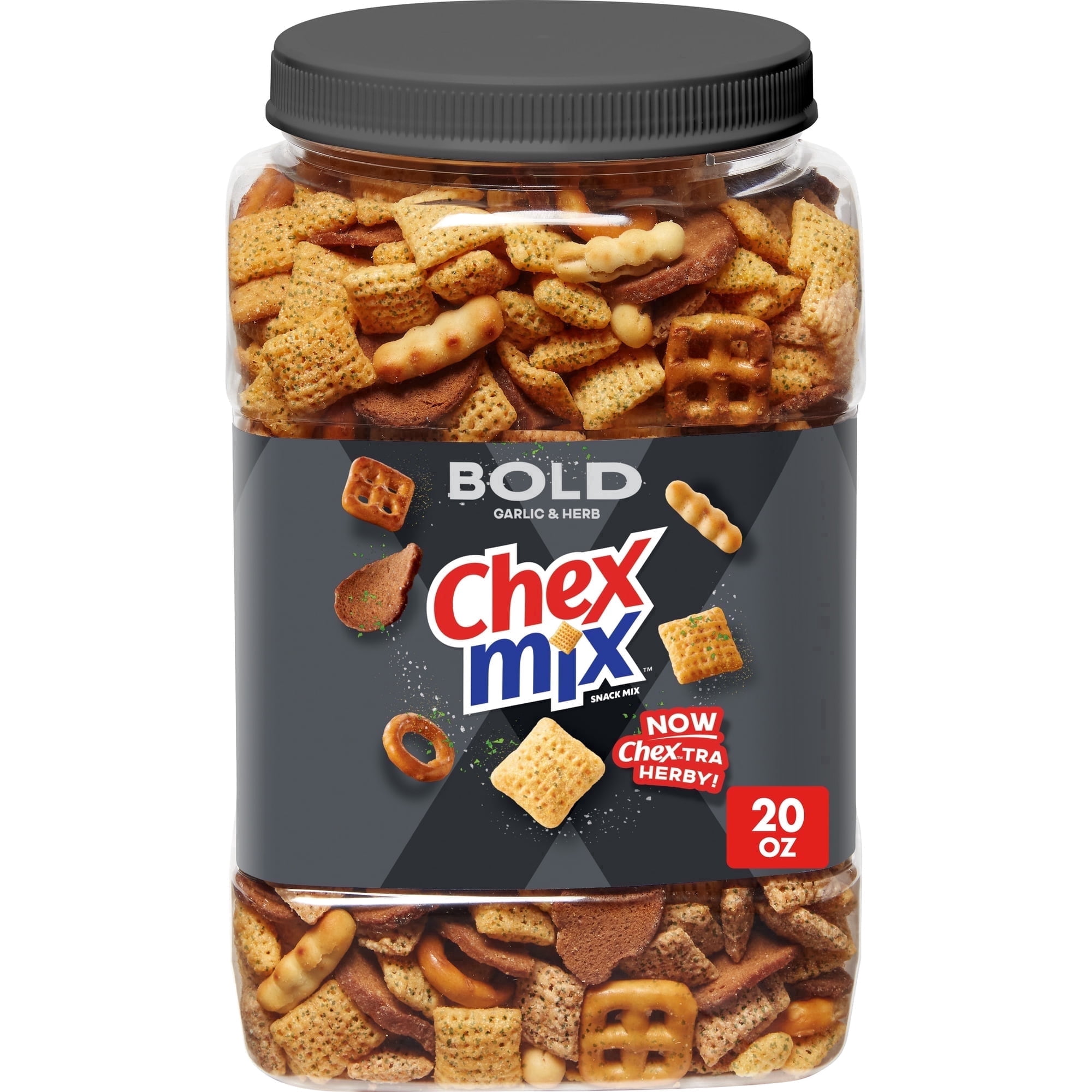 Chex Mix Traditional Savory Snack Mix, Fun Flavorful Shapes, 40 oz