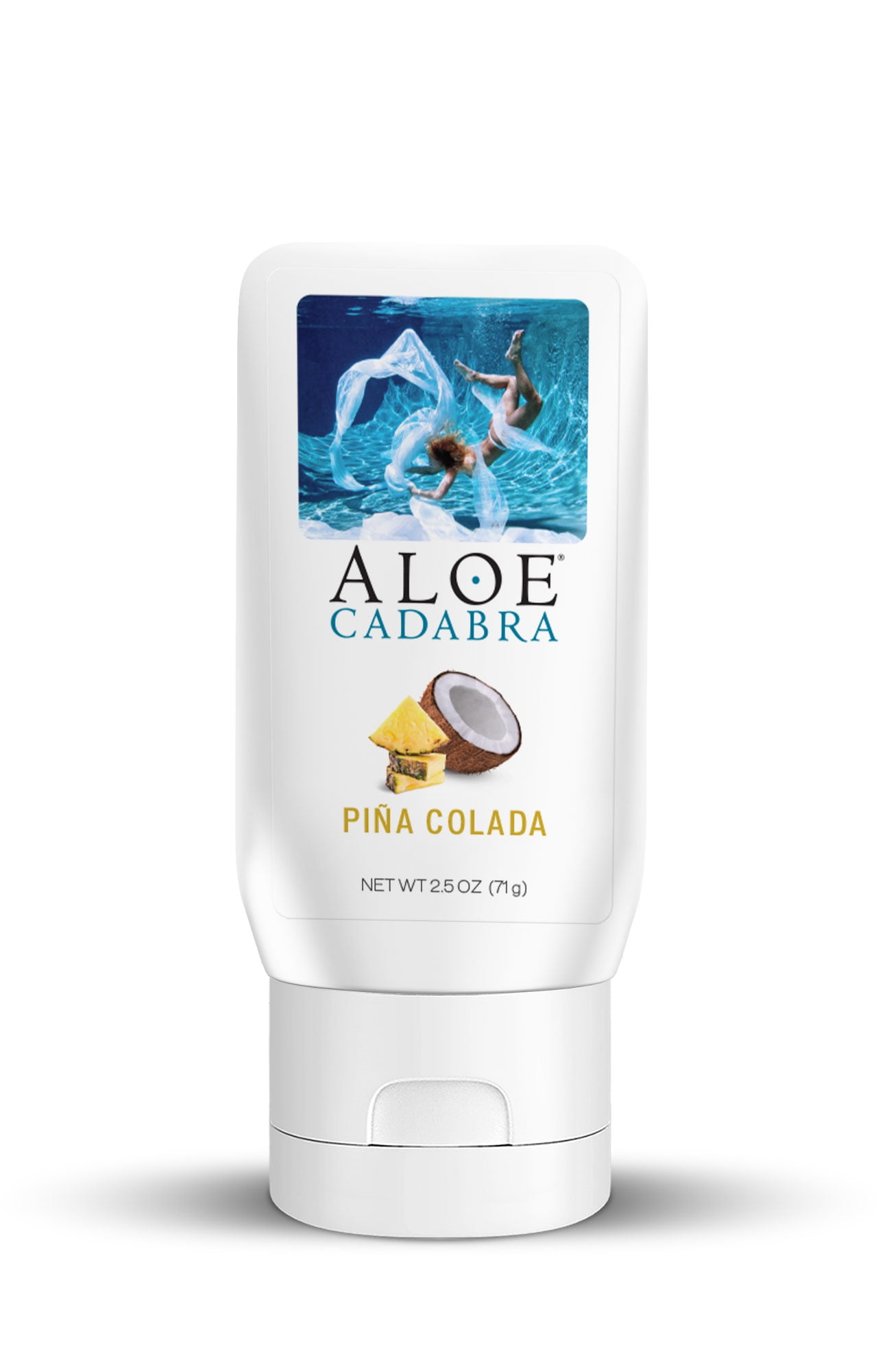 Aloe Cadabra Pina Colada Flavored Personal Lube Edible Lubricant for Men,  Women & Couples