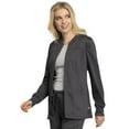 thumbnail image 4 of Cherokee Workwear Revolution Tech Women's Warm Up Scrubs Jacket Zip Front WW305AB, 4 of 5