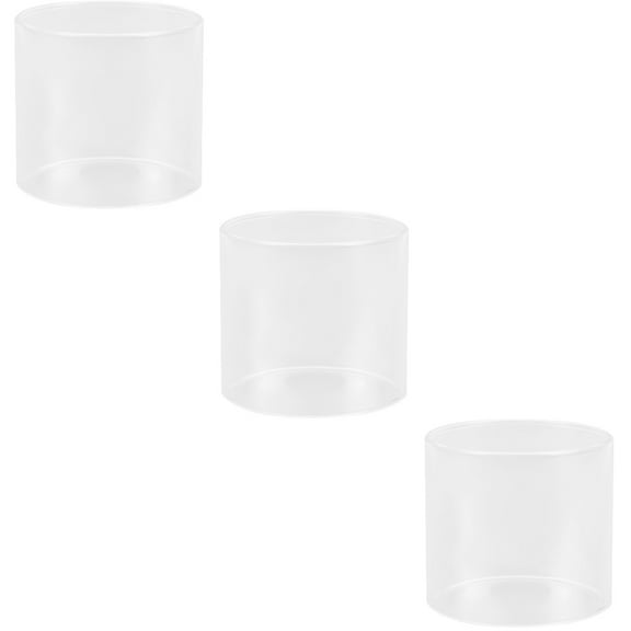 3pcs Camping Gas Lantern Shade Outdoor Gas Lantern Protector Glass Lamp