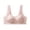 Light Pink, variant on Womens Undershirts Ush Up Bralettes Seamless Wireless Light Support Yoga Bras Summer Adjustable Yoga Clothes Khaki M