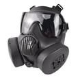 thumbnail image 2 of 2x Máscara protectora, protección ocular de seguridad para toda la cara, máscara de gas tóxico ficticio con correa ajustable para , disfraz de C SM SunniMix Equipo de juego de cara completa, 2 of 8