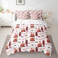 thumbnail image 2 of Homewish Tea Time Twin Bedding Sets 7-Piece for Female Men Adults,Uk Flag Bedding Comforter Set Microfiber,Romantic London Breathable Sheet Sets,Lightweight Room Decor,Reversible, 2 of 8