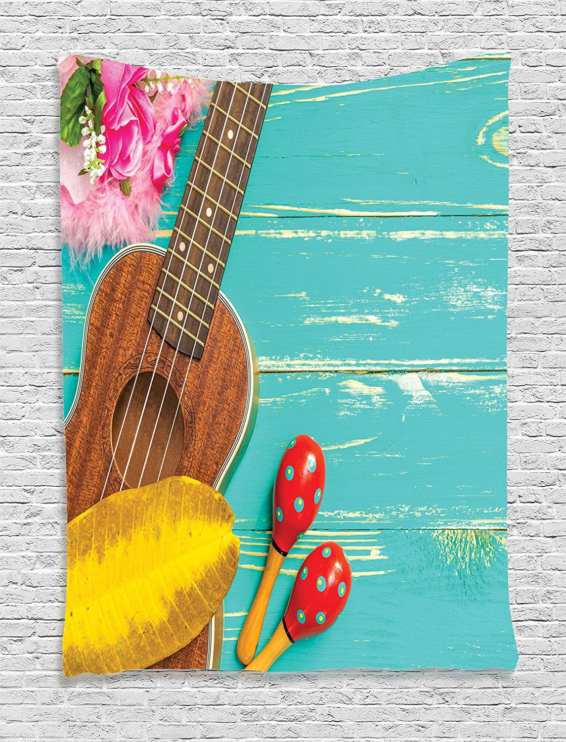 Ukulele Tablecloth or Tapestry