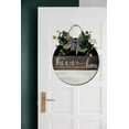 thumbnail image 3 of Front Door Porch Decorations This is Us Door Hanging Sign 11 inch Wooden Wall Sign, Rustic Holiday Wreath Decor for Front Door Porch Home Window Wall Farmhouse Decorations, 3 of 5