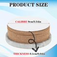 thumbnail image 2 of 20Pcs Self-Adhesive Cork Coaster Backing Sheets Sticky Cork Coasters Round Cork Sticker Peel Padding Ceramic Backing Sheets Pads Sticky Cork Craft Supplies Fit Wall Mat Tiles DIY Glass, 2 of 5