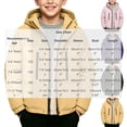thumbnail image 3 of BXJX Boys Fleece Lined Jackets, Waterproof Zipper Outdoor Long Sleeve Winter Hooded Coats Pink Size 7-8 T, 3 of 5
