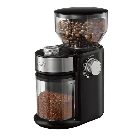 8 oz. Automatic Burr Coffee Grinder Mill in Black