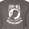 thumbnail image 4 of Inktastic Pow Mia White Long Sleeve T-Shirt, 4 of 5