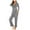 Gray, variant on Women's Maternity Pajamas Sets 2 Piece Outfits Long Sleeve Shirts and Pants Pregnancy Loungewear Mama Clothes Black XL