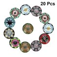 thumbnail image 2 of The New 20pcs Beautiful Round Glass Cabochon, 2 of 3