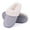 Grey, variant on Litfun Fuzzy Slippers for Women Chenille Knit Fleece Slippers Memory Foam House Shoes, Pink, Size 8-9