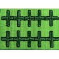 thumbnail image 1 of Ahgly Company Indoor Rectangle Southwestern Green Country Area Rugs, 8' x 10', 1 of 4