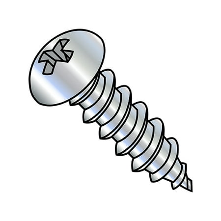 

6-20X3/8 Phillips Round Self Tapping Screw Type A B Fully Threaded Zinc (Pack Qty 10 000) BC-0606ABPR