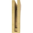 thumbnail image 4 of 3"W x 12"D x 12"H Thin Hughes Rough Cedar Woodgrain TimberThane Corbel, Primed Tan, 4 of 6