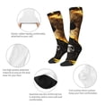 thumbnail image 3 of Fotbe Yin Yang Calcetas Divertidas Estampadas para Hombre y Mujer, Calcetas de Algodón hasta la Rodilla para Caminar, Correr, Enfermería y Embarazo, 3 of 6