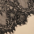 thumbnail image 5 of Women's Lace Shawl Scarf Eyelash Fringe Triangle Head Scarf Latin Dance Costume Wrap, 5 of 5