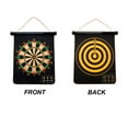 thumbnail image 2 of GSE Games & Sports Expert 2-in-1 Double-Sided Design Wall-Mounted Magnetic Traditional & Target Bull Eye Dartboard Game Set with 6 Magnetic Darts for Target Bullseye Game Indoor Game, 2 of 7