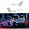 thumbnail image 2 of Apto para Hatchback 2020 2021 Cromo Luz antiniebla trasera Lámpara párpado Moldura de cejas Adhesivo, 2 of 5