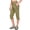 Olive green, variant on Mapamyumco Women's Quick Dry 3/4 Pants Capri Shorts Lightweight Hiking Travel Casual Size M