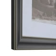 thumbnail image 3 of 1-3/4" Polystyrene Contemporary Modern Picture Frame - by WholesaleArtsFrames-com 10x13 4048 Series - Black & Gold - Made In USA, 3 of 5