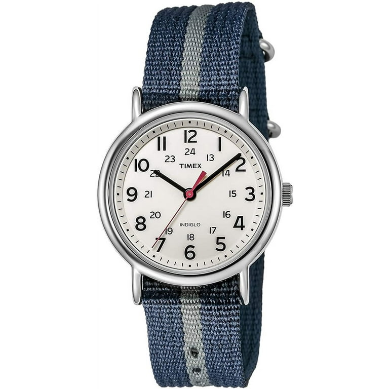 Timex Men's T2N654 Weekender Casual Analog Quartz Watch with White