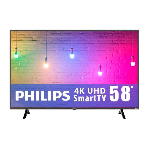TV Philips 58 Pulgadas 4K Ultra HD Smart TV LED 58PFL5666/F8