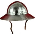 thumbnail image 2 of THOR INSTRUMENTS Medieval Kettle Hat Helmet Knight Wearable Armor Helmet 18G Steel Rustic Vintage Home Decor Gifts, 2 of 3
