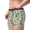 thumbnail image 4 of Haiem Skull with Cash Men's Boxer Briefs, Every Day Comfort Stretch Cotton Moisture-Wicking Underwear-Large, 4 of 9