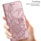 thumbnail image 2 of Funda tipo cartera con girasoles grabados para Samsung A40, elegante, multifuncional y con protección total., 2 of 5