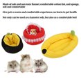 thumbnail image 4 of Hamster Sofa, Hamster Warm Sofa Soft 3pcs Multifunction Cage Accessories Lightweight Comfy Hideout  For Guinea Pigs, 4 of 8