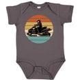 thumbnail image 3 of Inktastic Snowmobile Retro Sunset Boys or Girls Baby Bodysuit, 3 of 5
