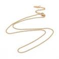 thumbnail image 2 of 15pcs 304 Stainless Steel Ball Chain Necklaces Golden 15.94 inch(40.5cm), 2 of 5