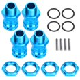 thumbnail image 4 of RC Car Wheel Extension Adapter,4pcs Aluminum Alloy 17mm Hex 23mm Wheel Extension Adapter for 1/8 RC Car Model, 4 of 8