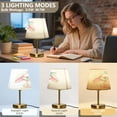 thumbnail image 5 of Adjustable 3-Color Light Desk Light Vintage Bronze Table Lamp For Bedroom Office Living Room Kawaii Pastel Bunny, 5 of 9