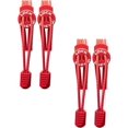 thumbnail image 1 of Agujetas Elásticas Redondas Tenis Sin Nudo Lock Laces 2 Pack rojo, 1 of 7